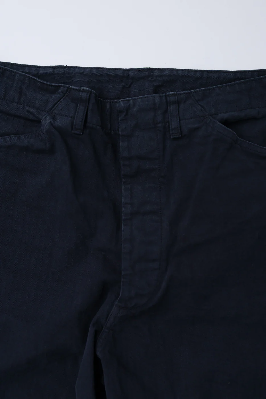 01-5210-61K - USMC Herringbone Wide Fit Utility Trousers - Black - Image 3