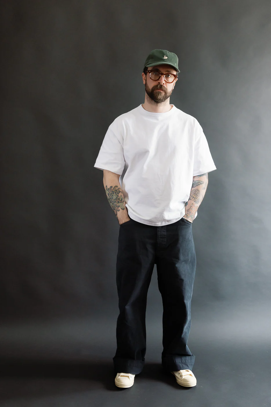 01-5210-61K - USMC Herringbone Wide Fit Utility Trousers - Black - Image 7