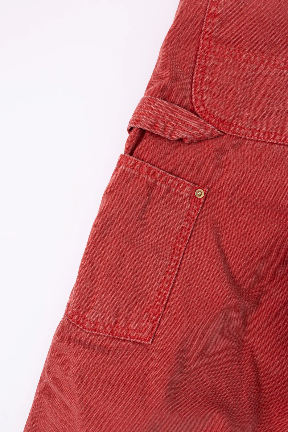 01-5328-25S - Dad's Fit Painter's Pants Canvas - Red - Image 4