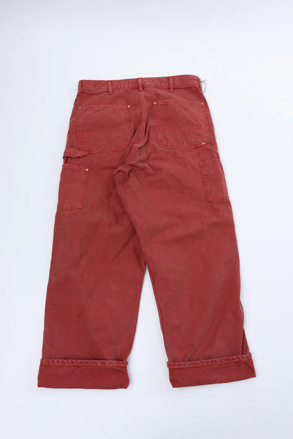 01-5328-25S - Dad's Fit Painter's Pants Canvas - Red - Image 8