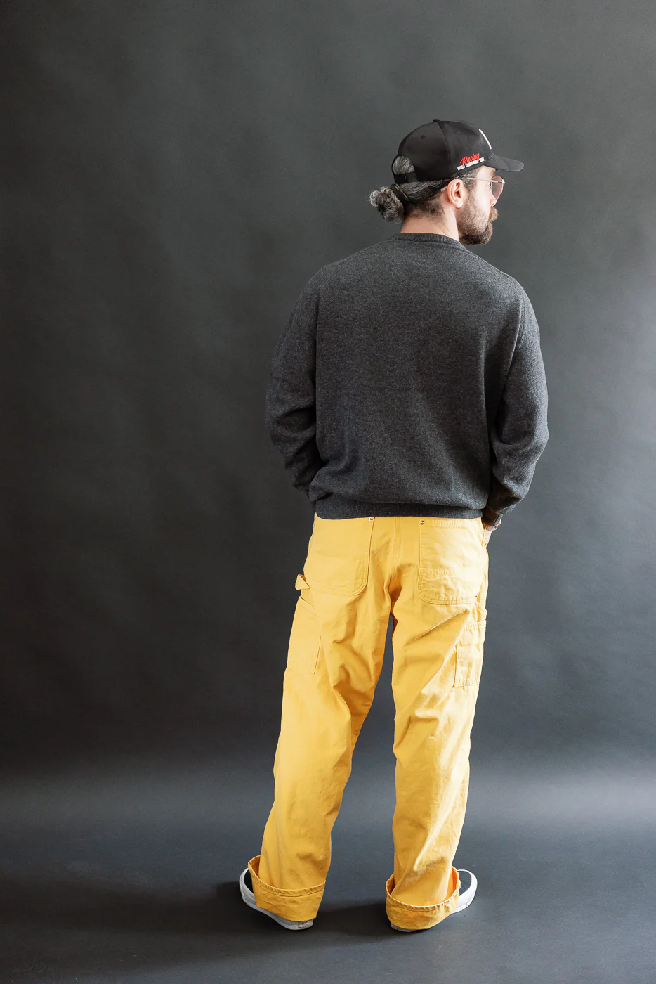 01-5328-46S - Dad's Fit Painter's Pants Canvas - Yellow - Image 10