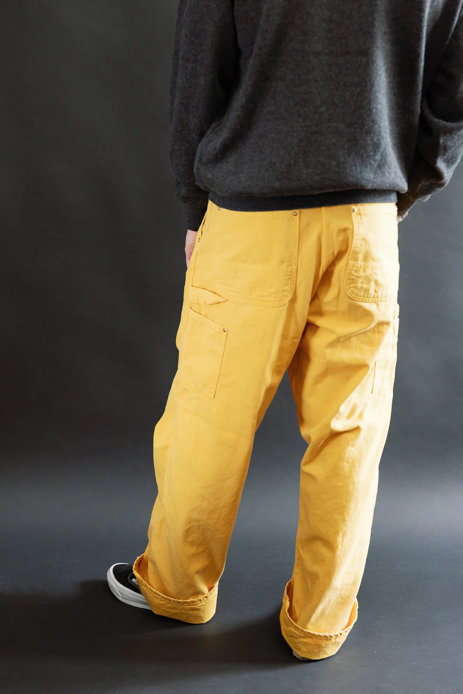 01-5328-46S - Dad's Fit Painter's Pants Canvas - Yellow - Image 13