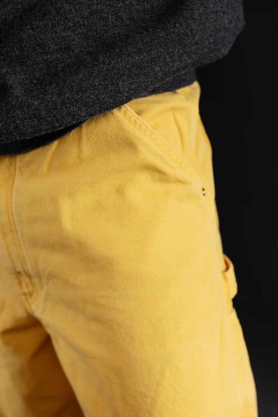 01-5328-46S - Dad's Fit Painter's Pants Canvas - Yellow - Image 19