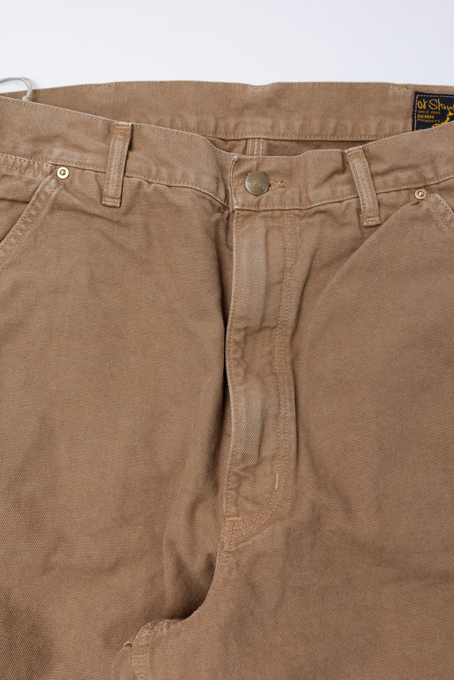 01-5328-53S - Dad's Fit Painter's Pants Canvas - Brown - Image 2