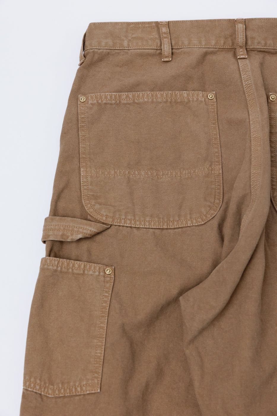 01-5328-53S - Dad's Fit Painter's Pants Canvas - Brown - Image 6