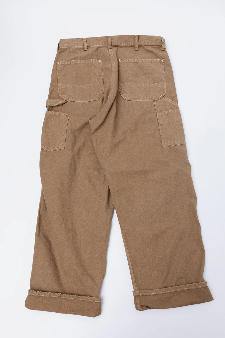 01-5328-53S - Dad's Fit Painter's Pants Canvas - Brown - Image 7