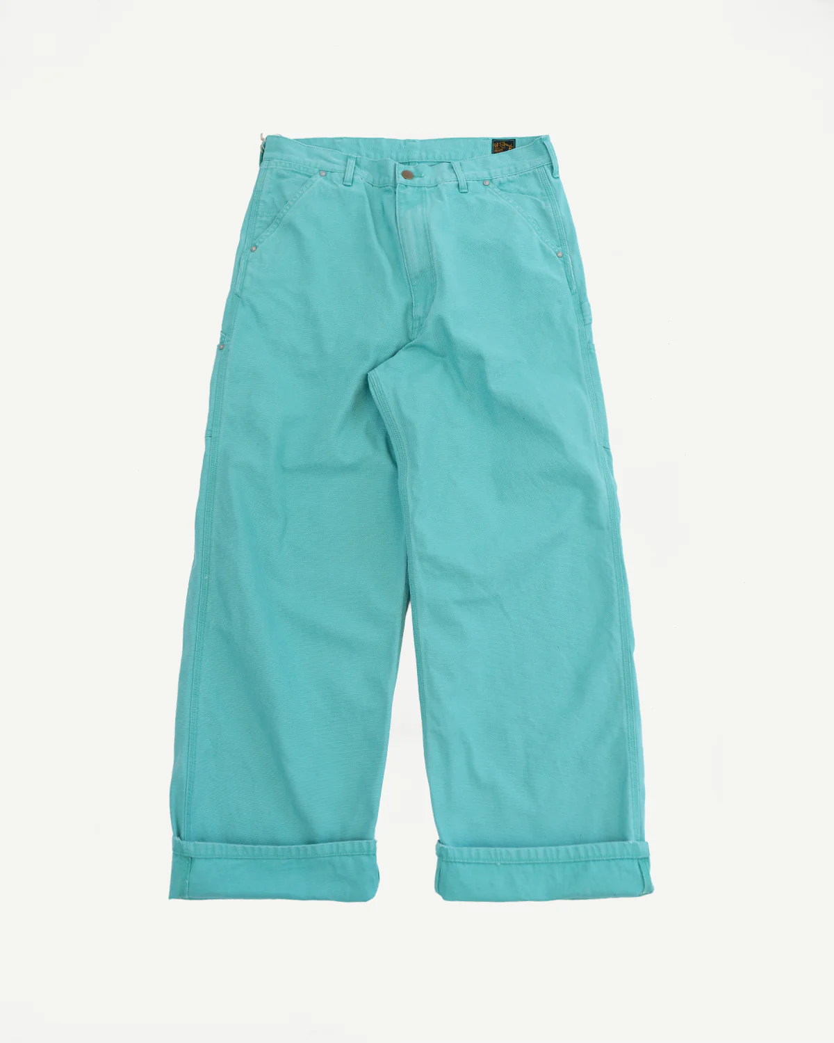 01-5328-39SK - Dad's Fit Painter's Pants Canvas - Turquoise