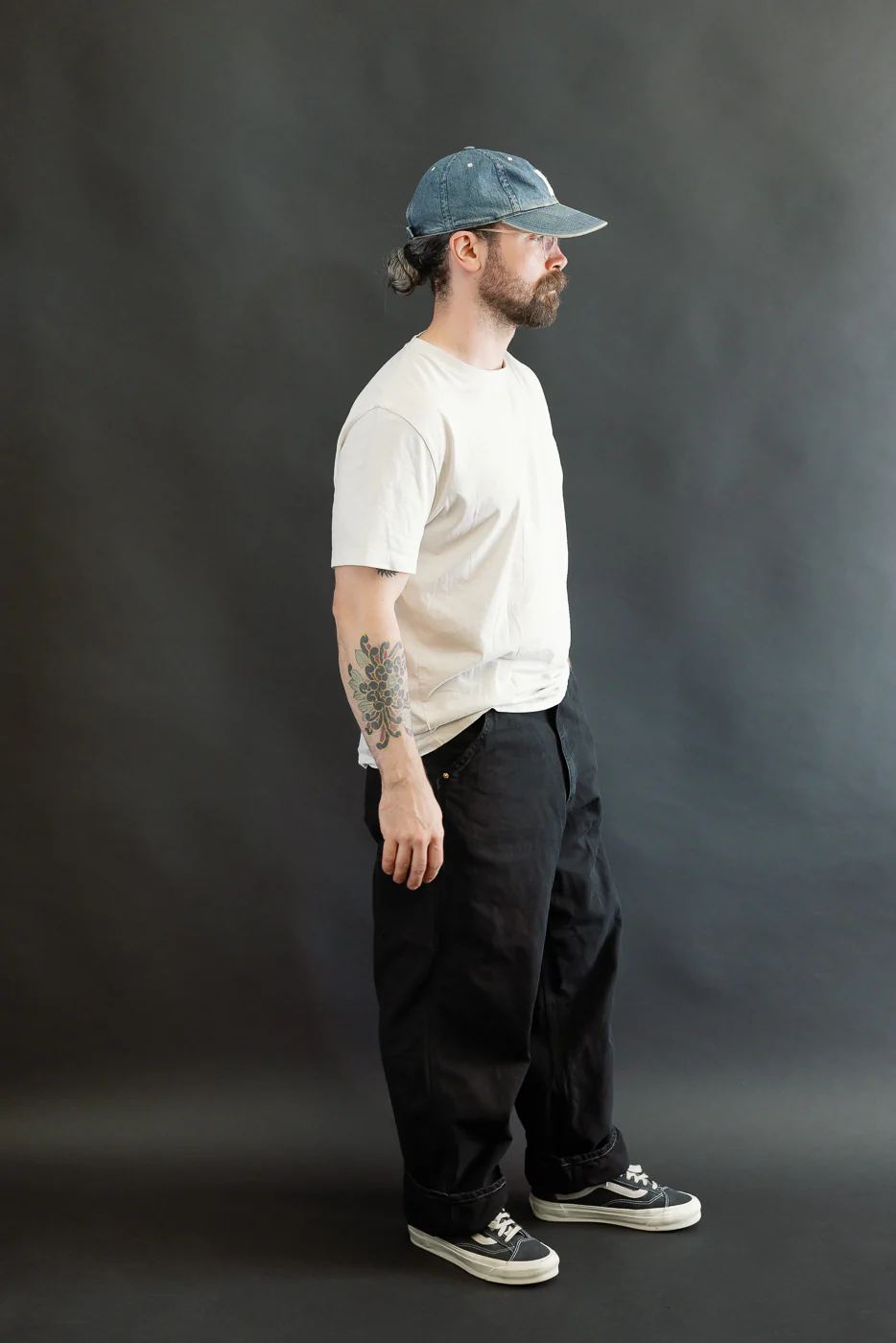 01-5328-61S - Dad's Fit Painter's Pants Canvas - Black - Image 10