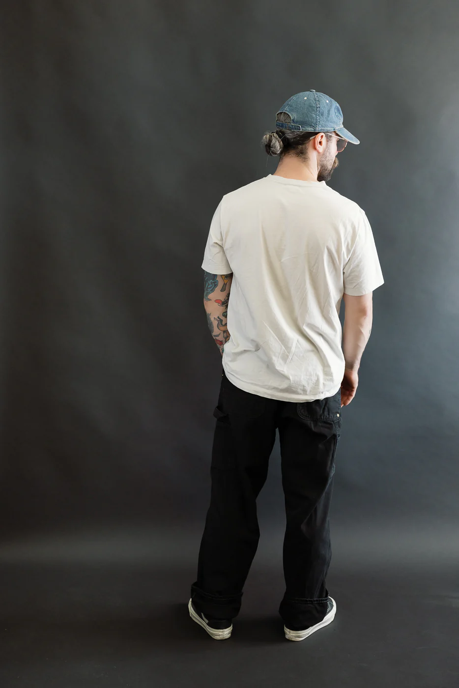 01-5328-61S - Dad's Fit Painter's Pants Canvas - Black - Image 11
