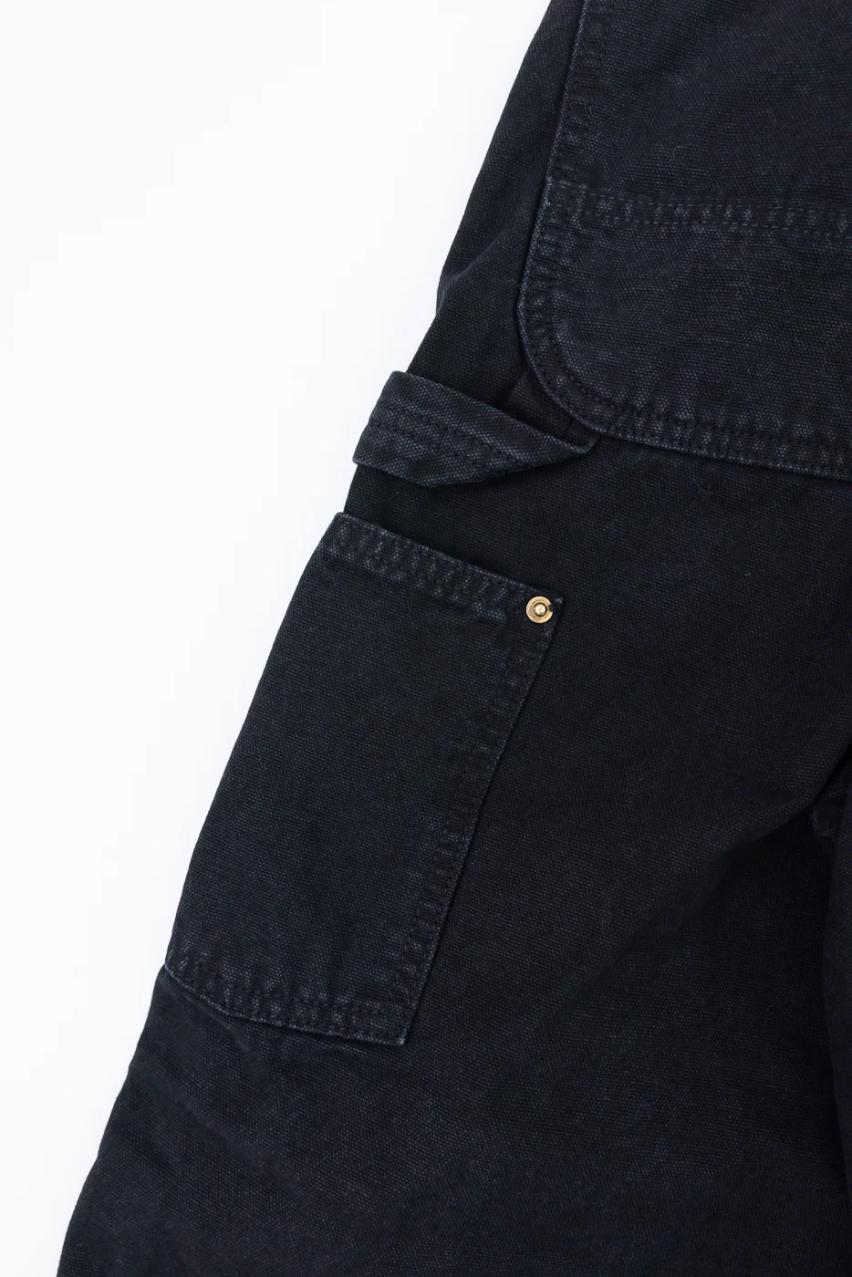 01-5328-61S - Dad's Fit Painter's Pants Canvas - Black - Image 2
