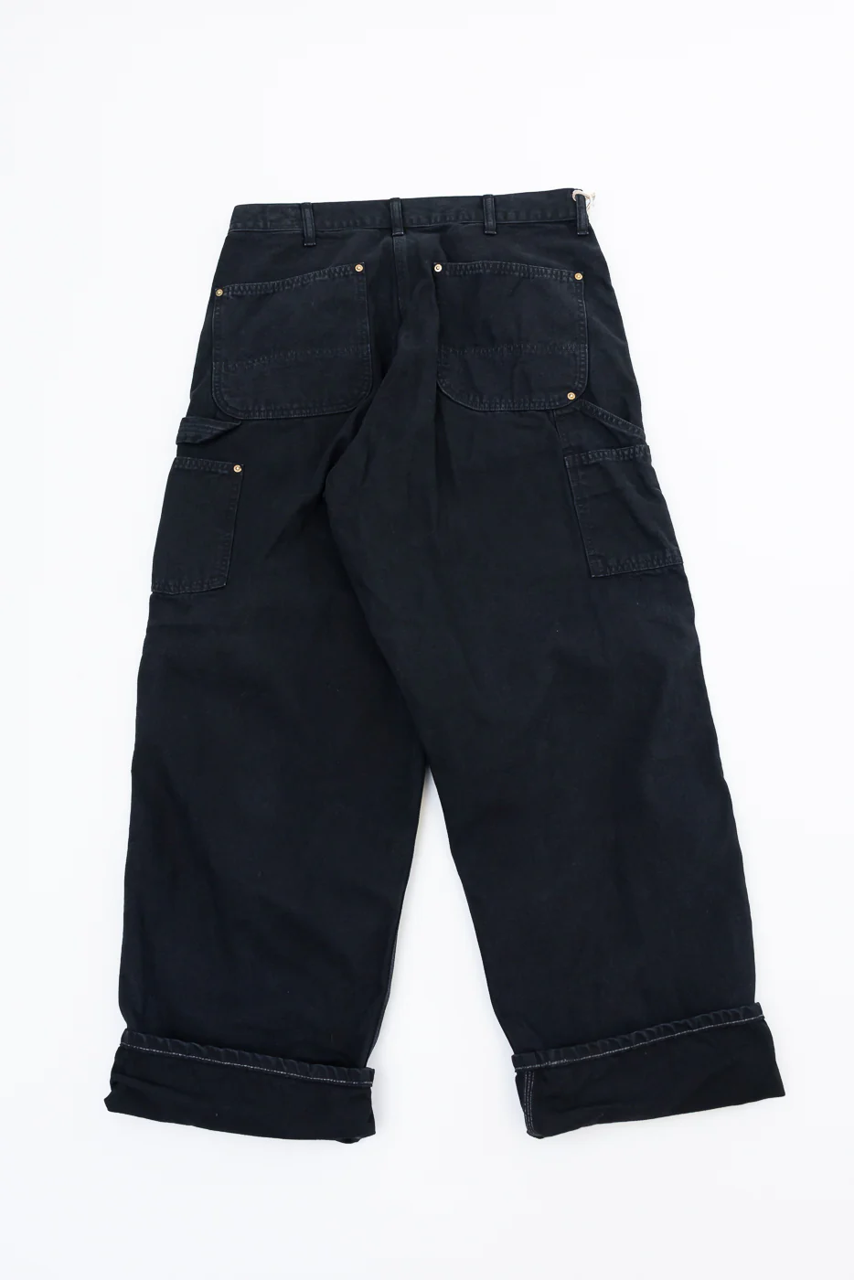 01-5328-61S - Dad's Fit Painter's Pants Canvas - Black - Image 8