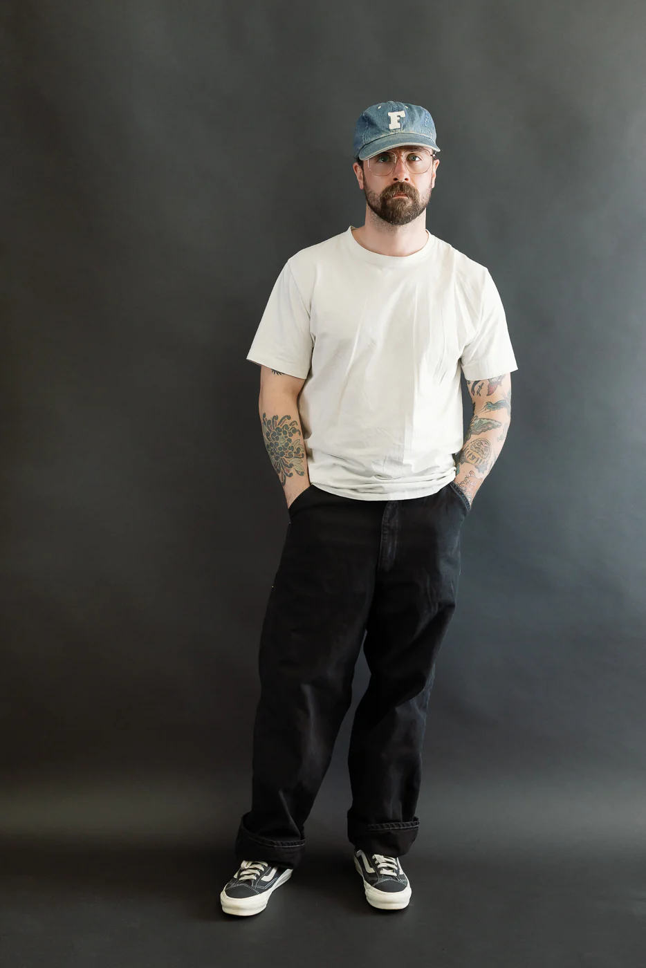 01-5328-61S - Dad's Fit Painter's Pants Canvas - Black - Image 9