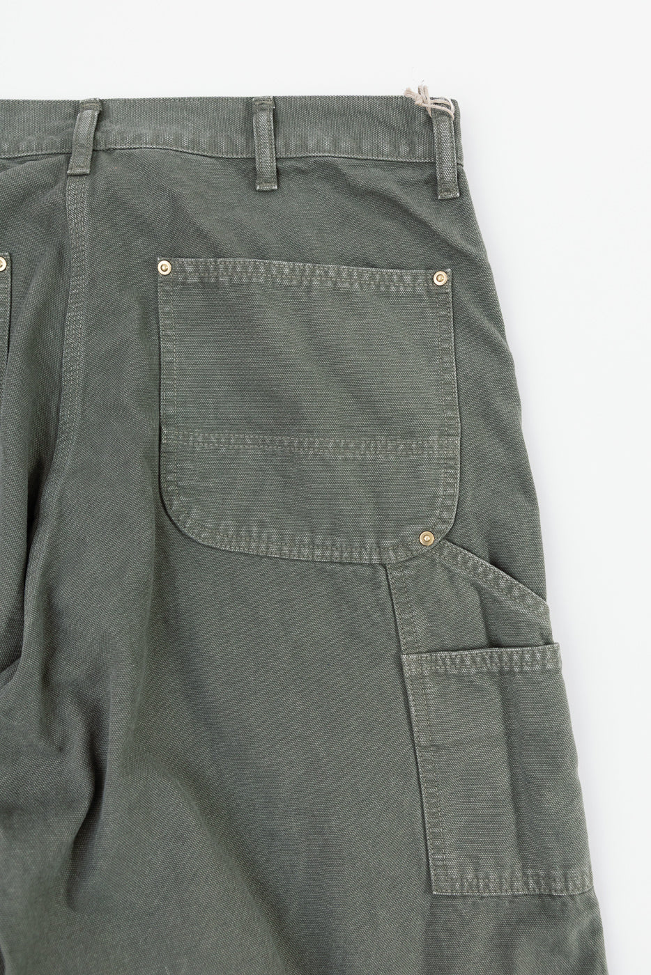 01-5328-76 - Dad's Fit Painter's Pants Canvas - Army Green - Image 5