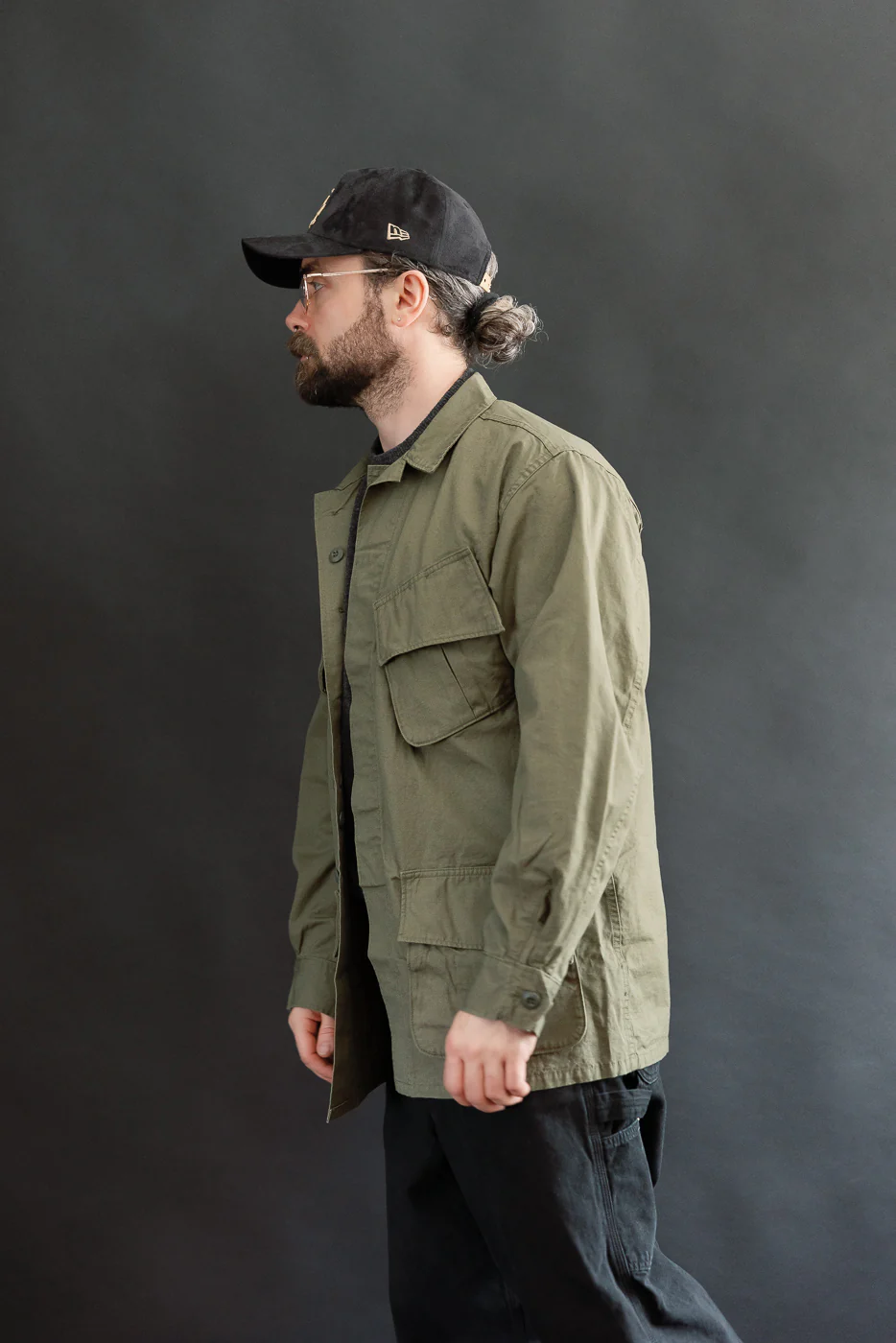 01-6010-76 - Tropical Jacket Ripstop - Army Green - Image 14