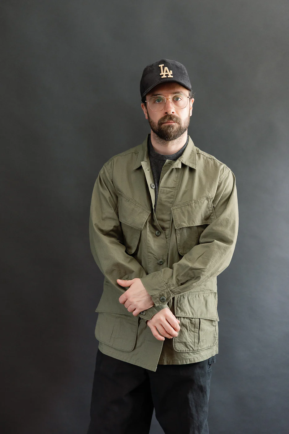 01-6010-76 - Tropical Jacket Ripstop - Army Green - Image 15