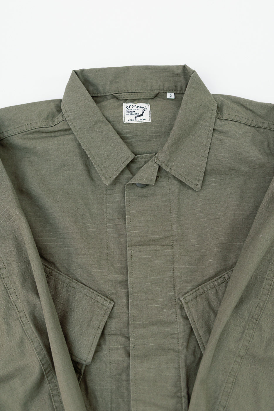 01-6010-76 - Tropical Jacket Ripstop - Army Green - Image 2