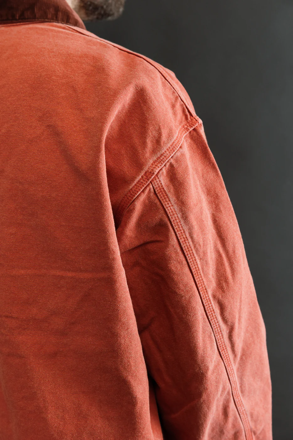01-6034-25S - Relaxed Fit Coverall Jacket - Red - Image 18