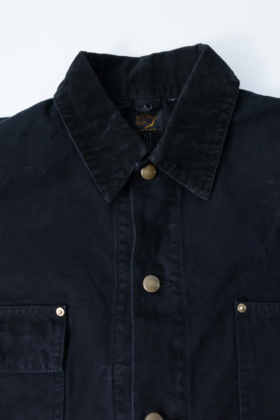 01-6034-61S - Relaxed Fit Coverall Jacket - Black - Image 2