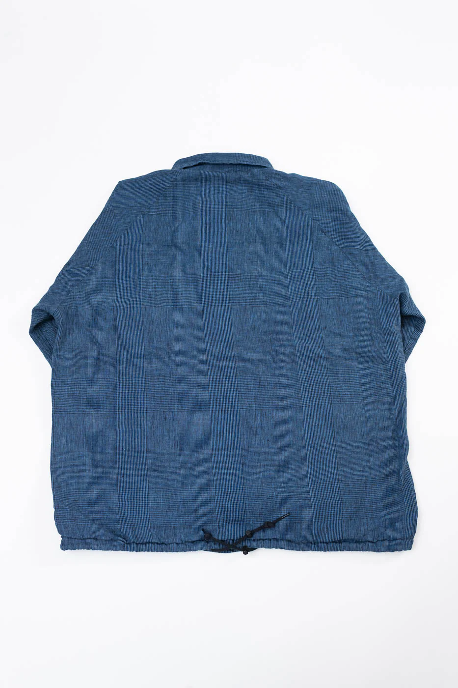 01-6050-101 - Linen Coach Jacket - Indigo Check - Image 6