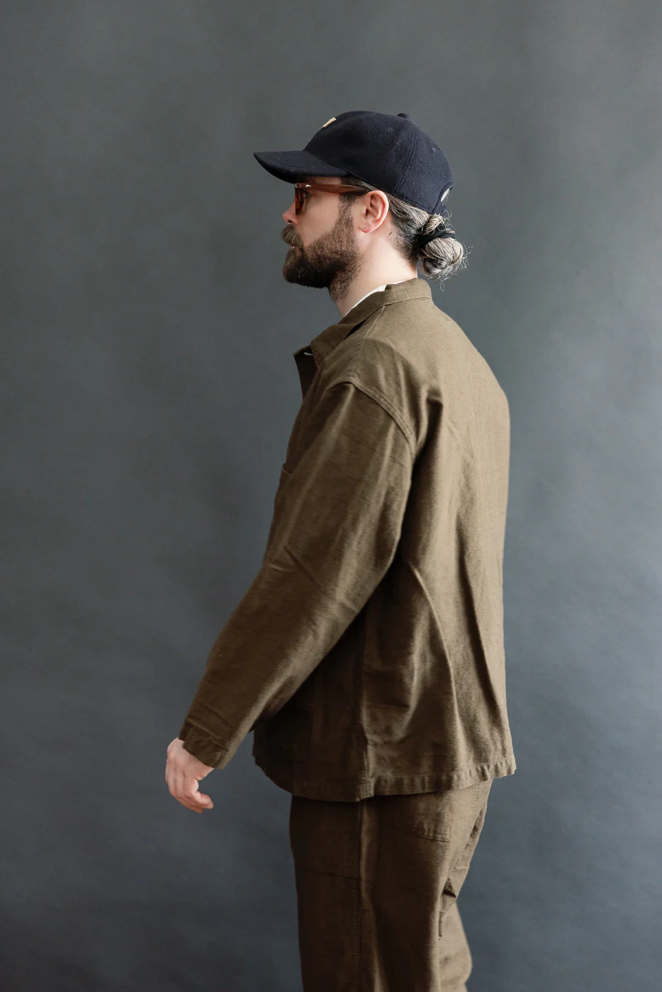 01-6061-52K - Moleskin Simple Work Jacket - Coffee Brown - Image 13