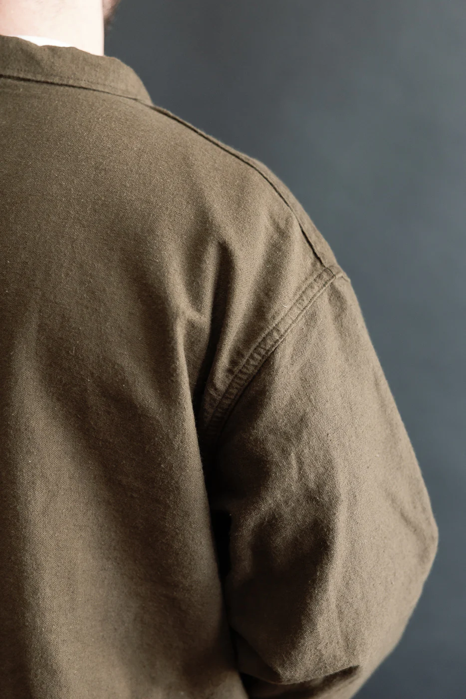 01-6061-52K - Moleskin Simple Work Jacket - Coffee Brown - Image 20