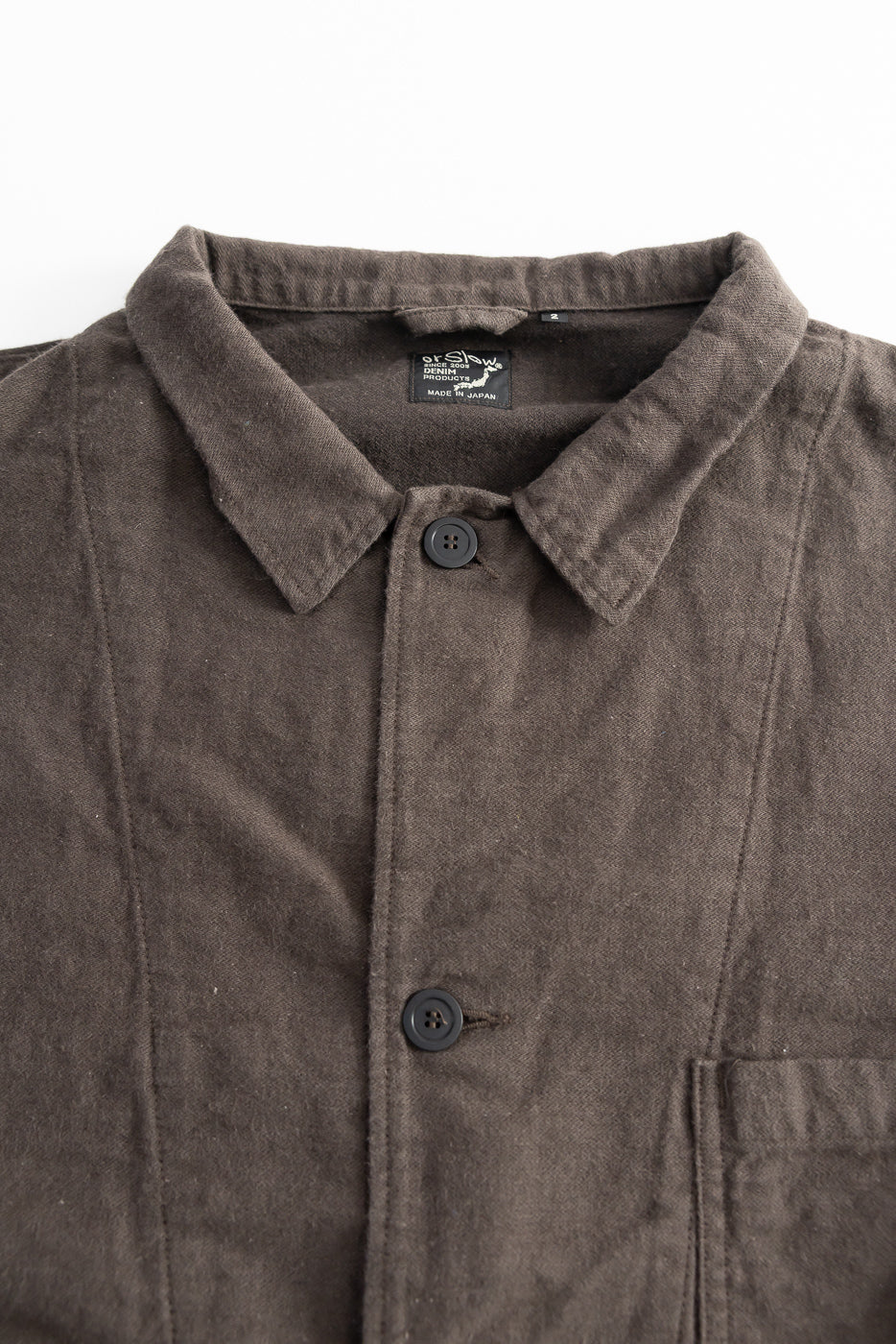01-6061-60K - Moleskin Simple Work Jacket - Charcoal - Image 2