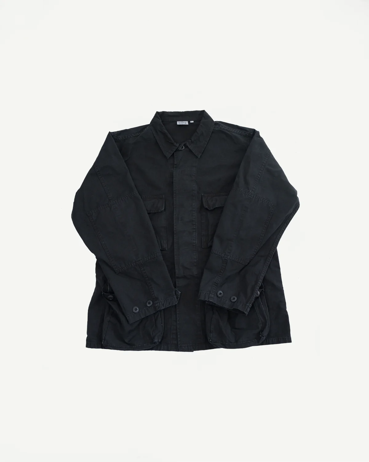 01-6110-61S - Ripstop BDU Jacket - Black Stone