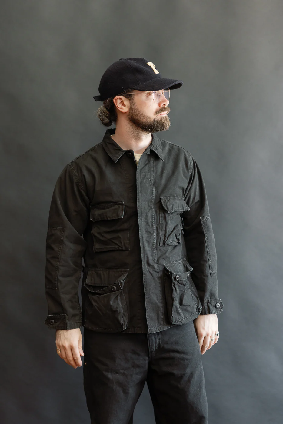 01-6110-61S - Ripstop BDU Jacket - Black Stone - Image 12
