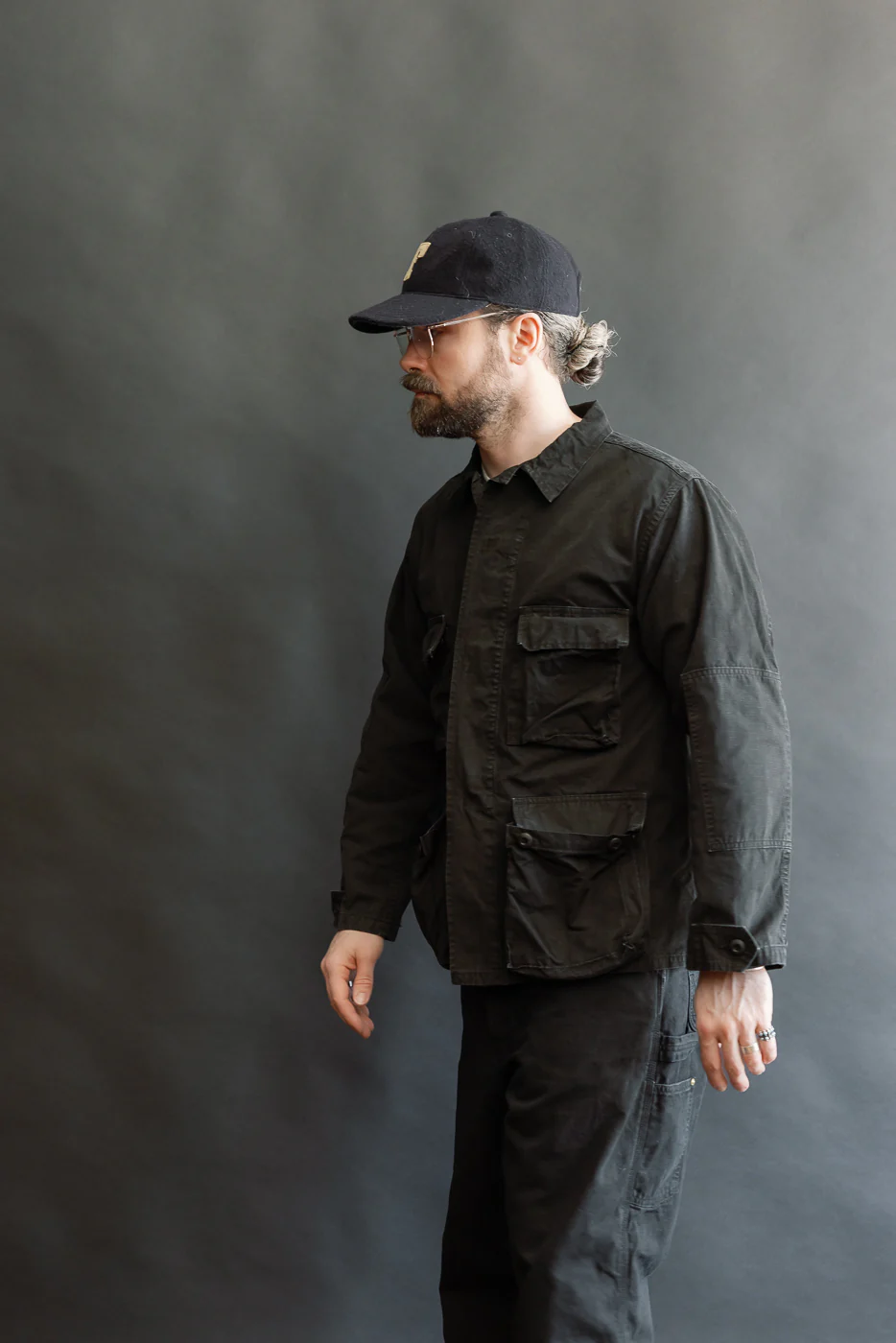 01-6110-61S - Ripstop BDU Jacket - Black Stone - Image 16