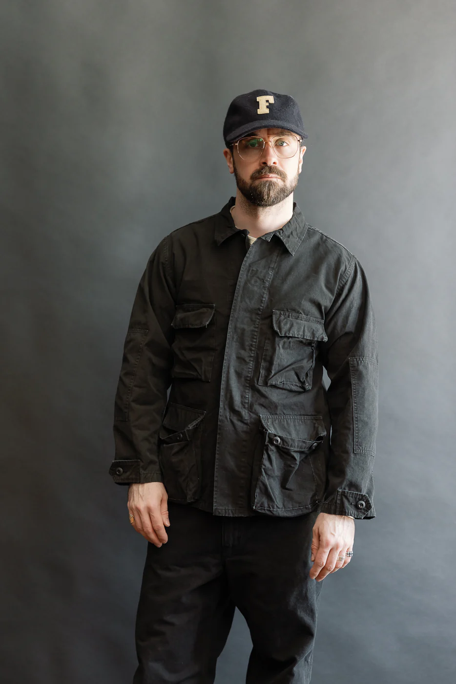 01-6110-61S - Ripstop BDU Jacket - Black Stone - Image 17
