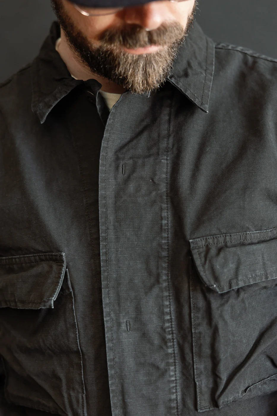 01-6110-61S - Ripstop BDU Jacket - Black Stone - Image 19