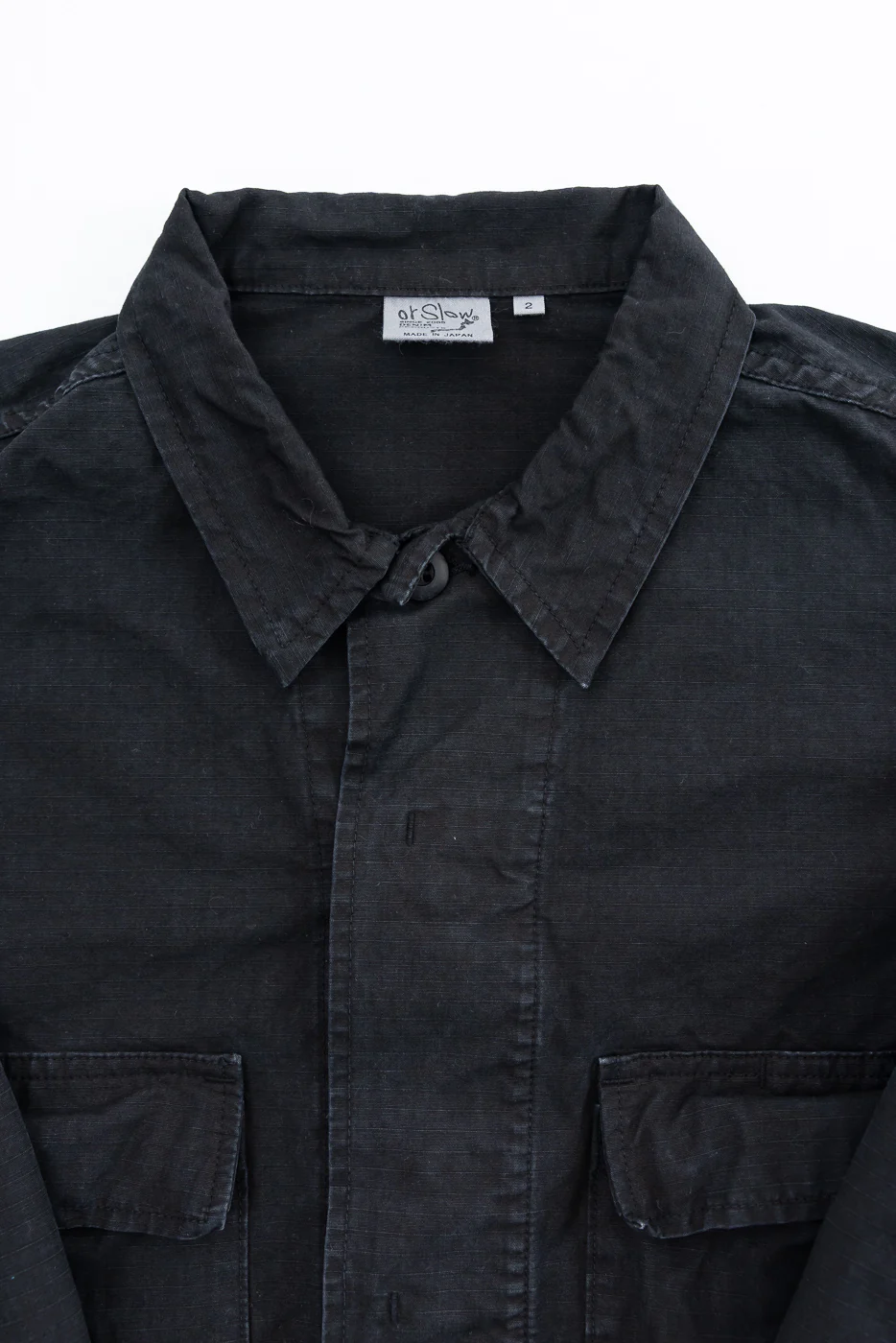 01-6110-61S - Ripstop BDU Jacket - Black Stone - Image 2