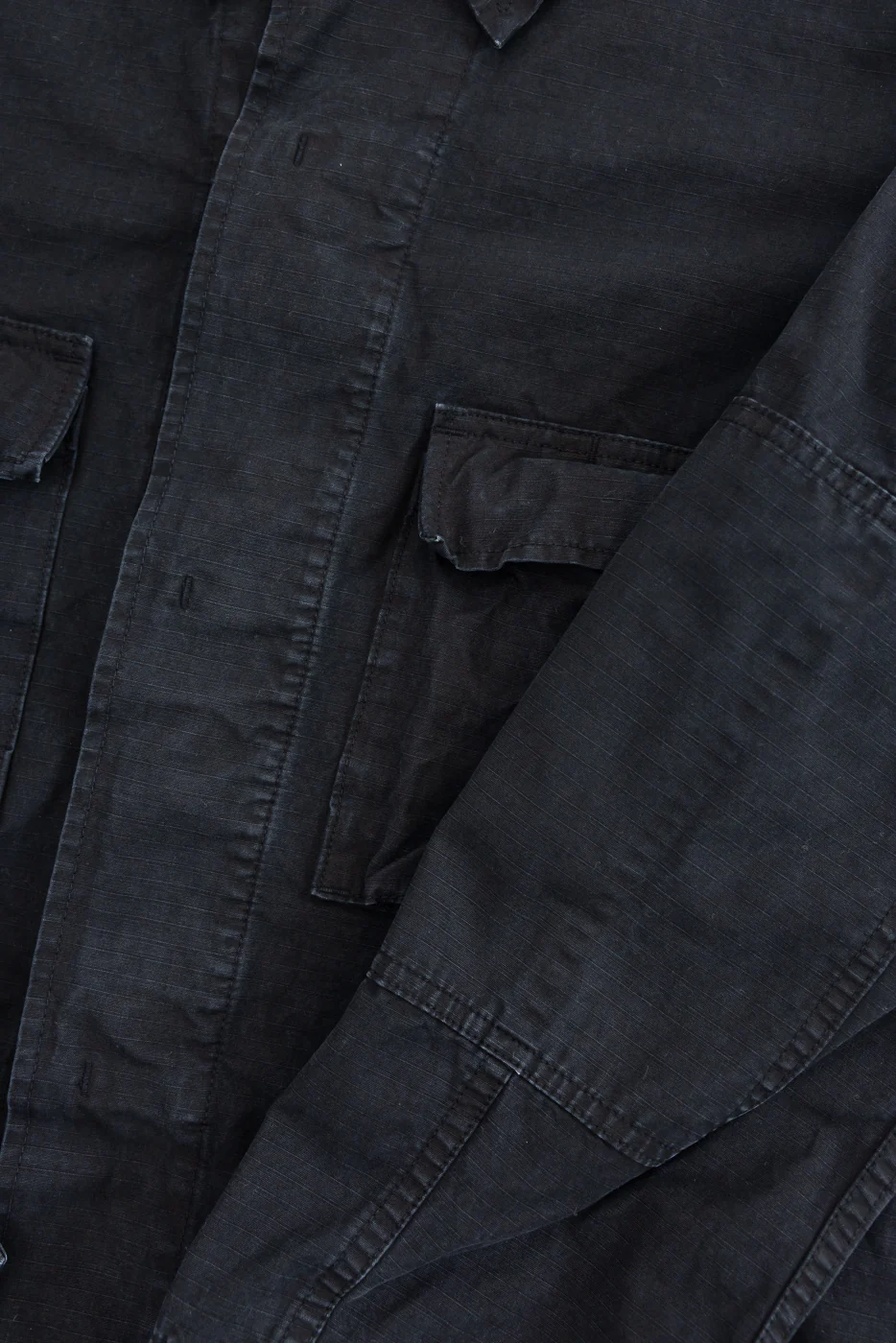 01-6110-61S - Ripstop BDU Jacket - Black Stone - Image 4
