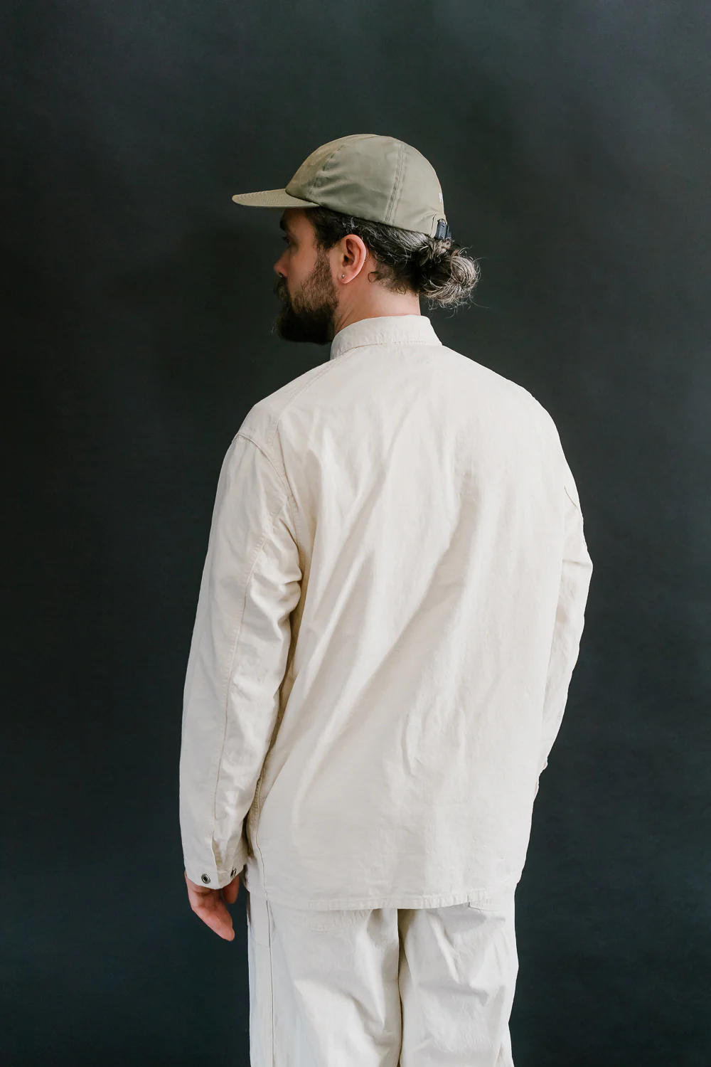 01-6120-66 - Utility Coverall Napped Twill - Ecru - Image 12