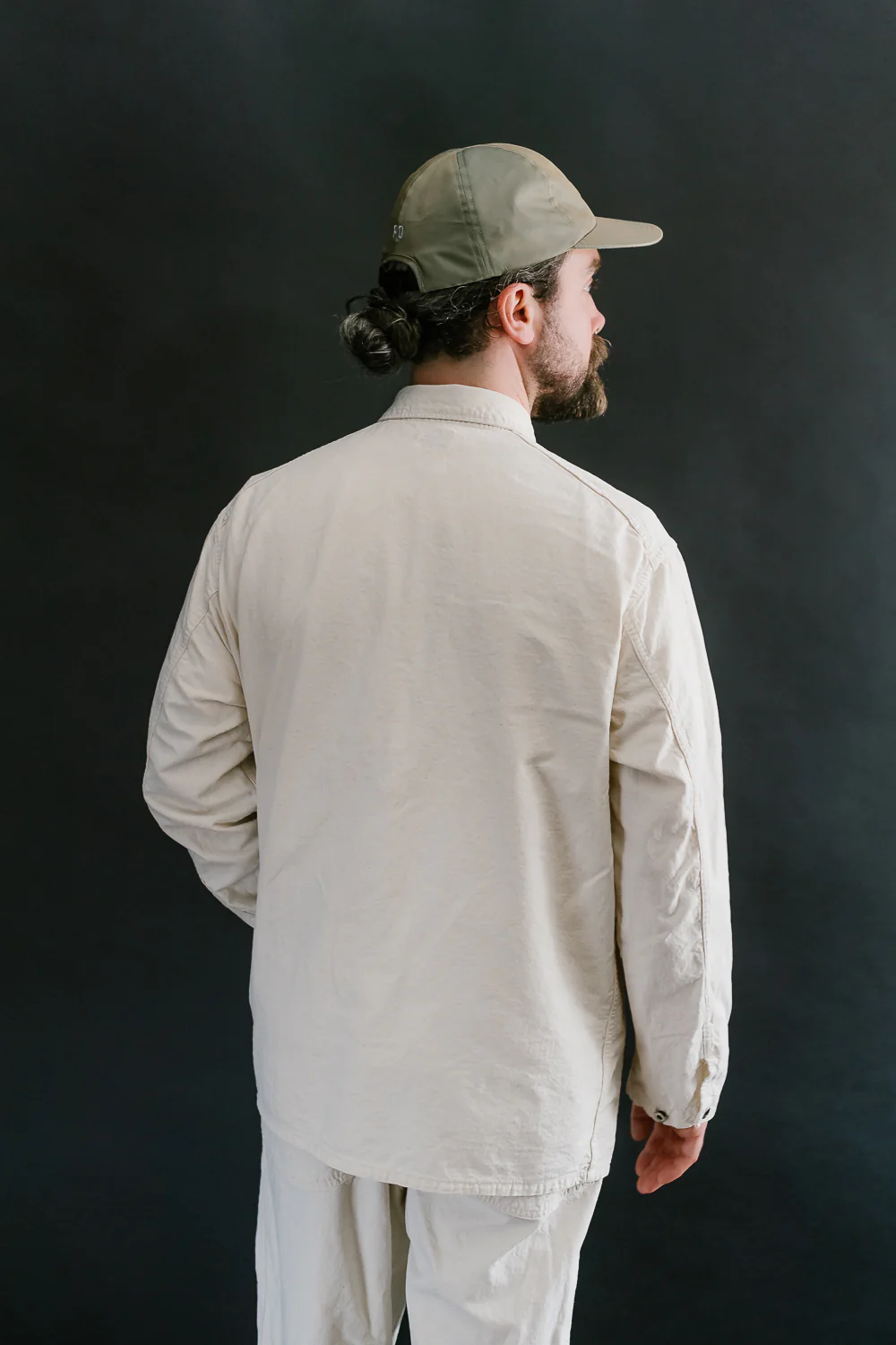 01-6120-66 - Utility Coverall Napped Twill - Ecru - Image 13