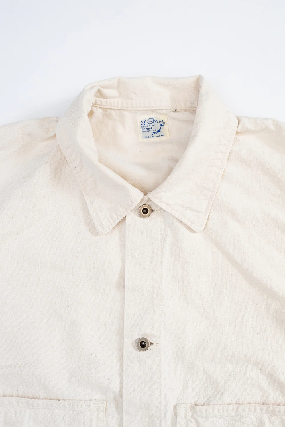 01-6120-66 - Utility Coverall Napped Twill - Ecru - Image 2