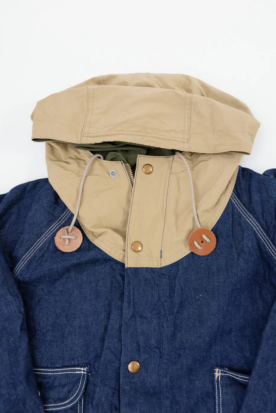01-6143-81 - 60/40 Hooded Coverall - One Wash - Image 2