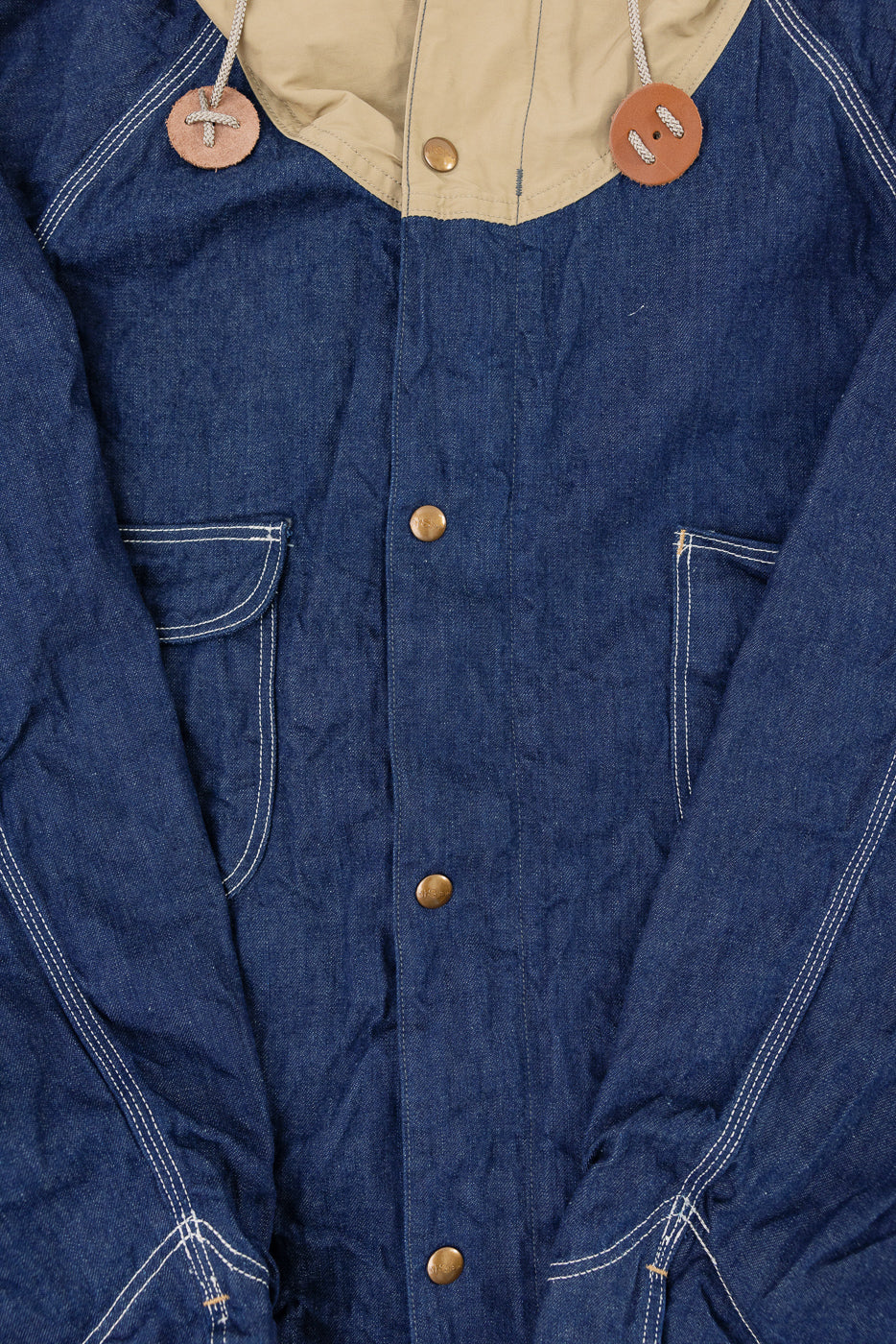 01-6143-81 - 60/40 Hooded Coverall - One Wash - Image 3