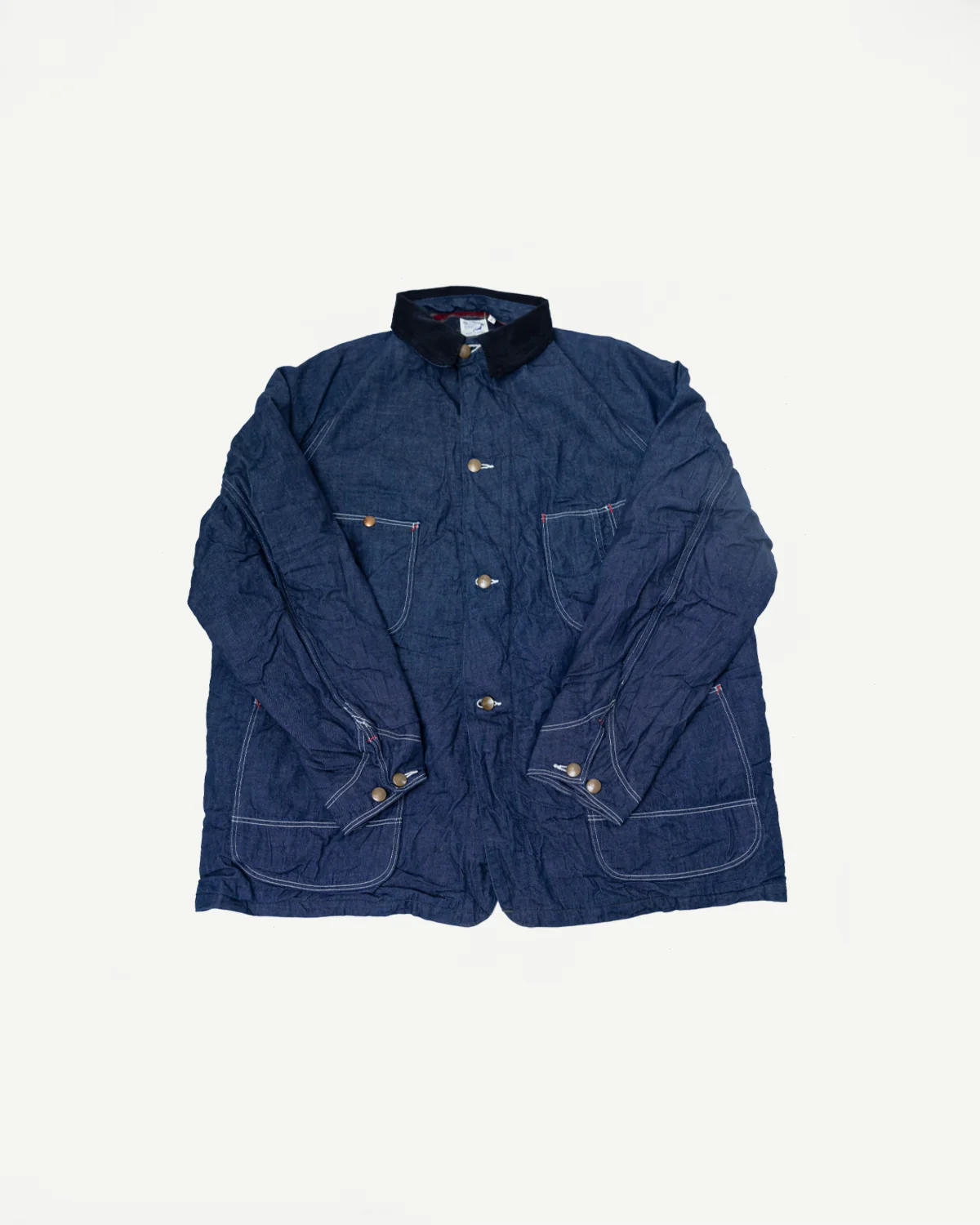 01-6144-81 - Wool Liner Relax Fit Denim Coverall - One Wash