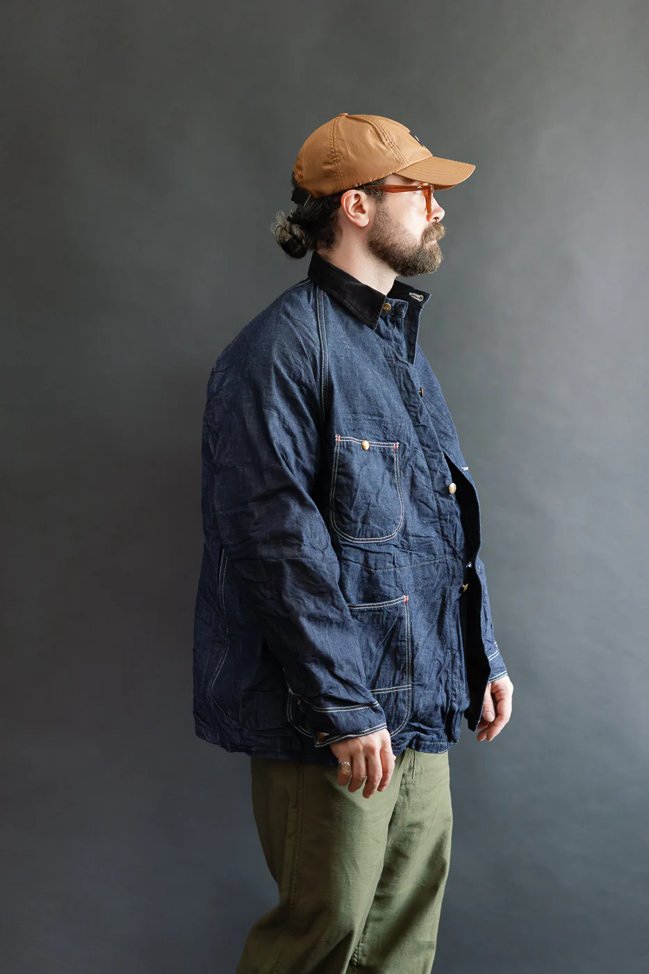01-6144-81 - Wool Liner Relax Fit Denim Coverall - One Wash - Image 11