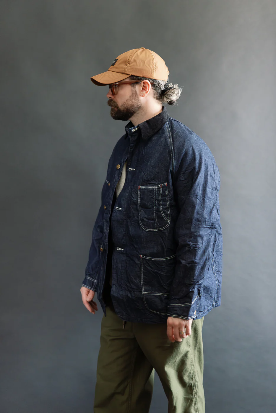 01-6144-81 - Wool Liner Relax Fit Denim Coverall - One Wash - Image 14