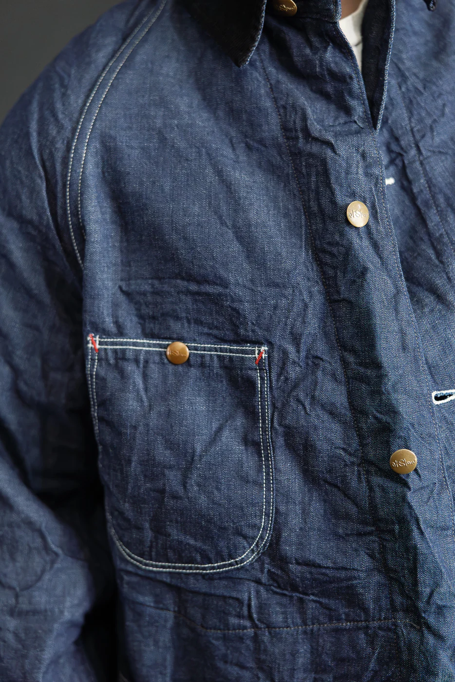 01-6144-81 - Wool Liner Relax Fit Denim Coverall - One Wash - Image 17