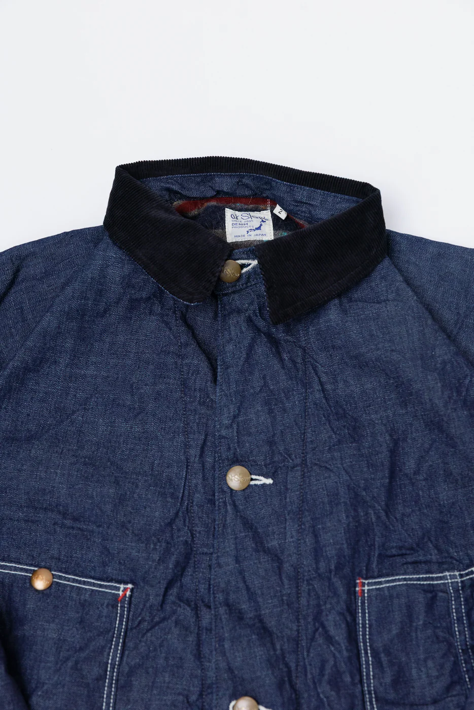 01-6144-81 - Wool Liner Relax Fit Denim Coverall - One Wash - Image 2