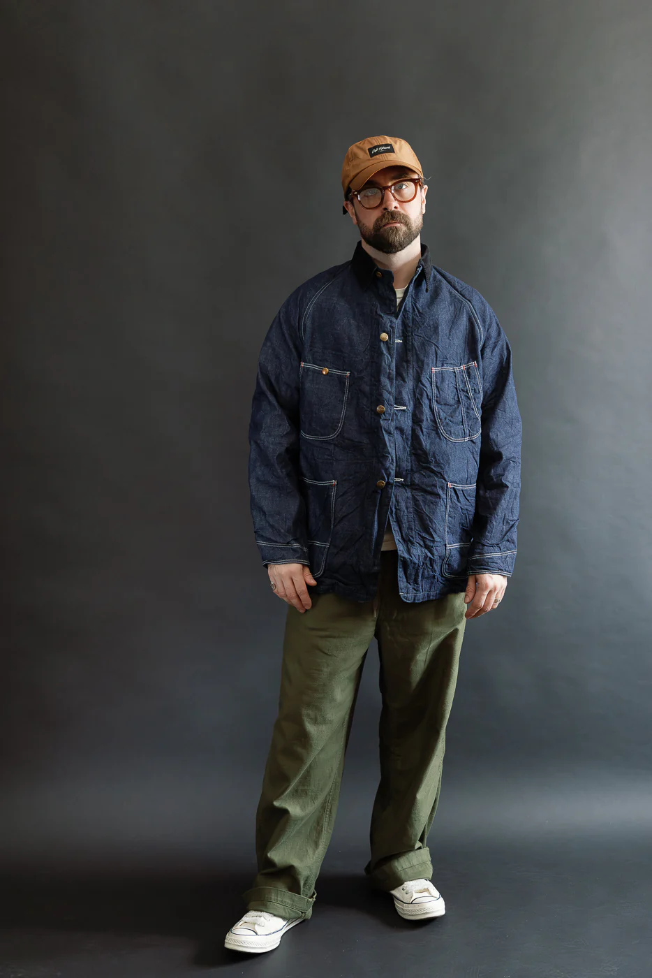 01-6144-81 - Wool Liner Relax Fit Denim Coverall - One Wash - Image 7