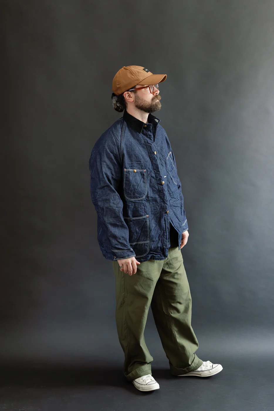 01-6144-81 - Wool Liner Relax Fit Denim Coverall - One Wash - Image 8
