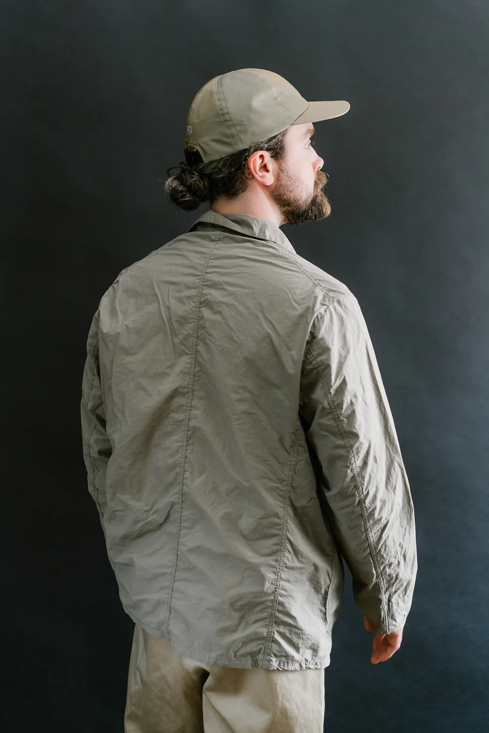 01-6153-55 - Light Simple Work Jacket - Greige - Image 12