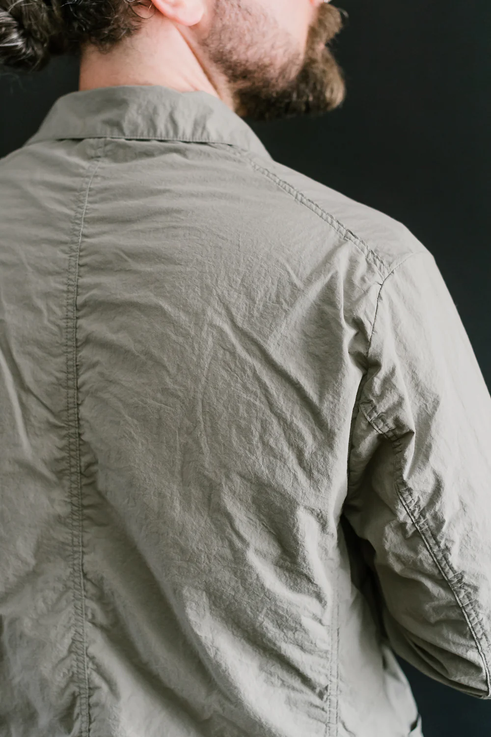 01-6153-55 - Light Simple Work Jacket - Greige - Image 16