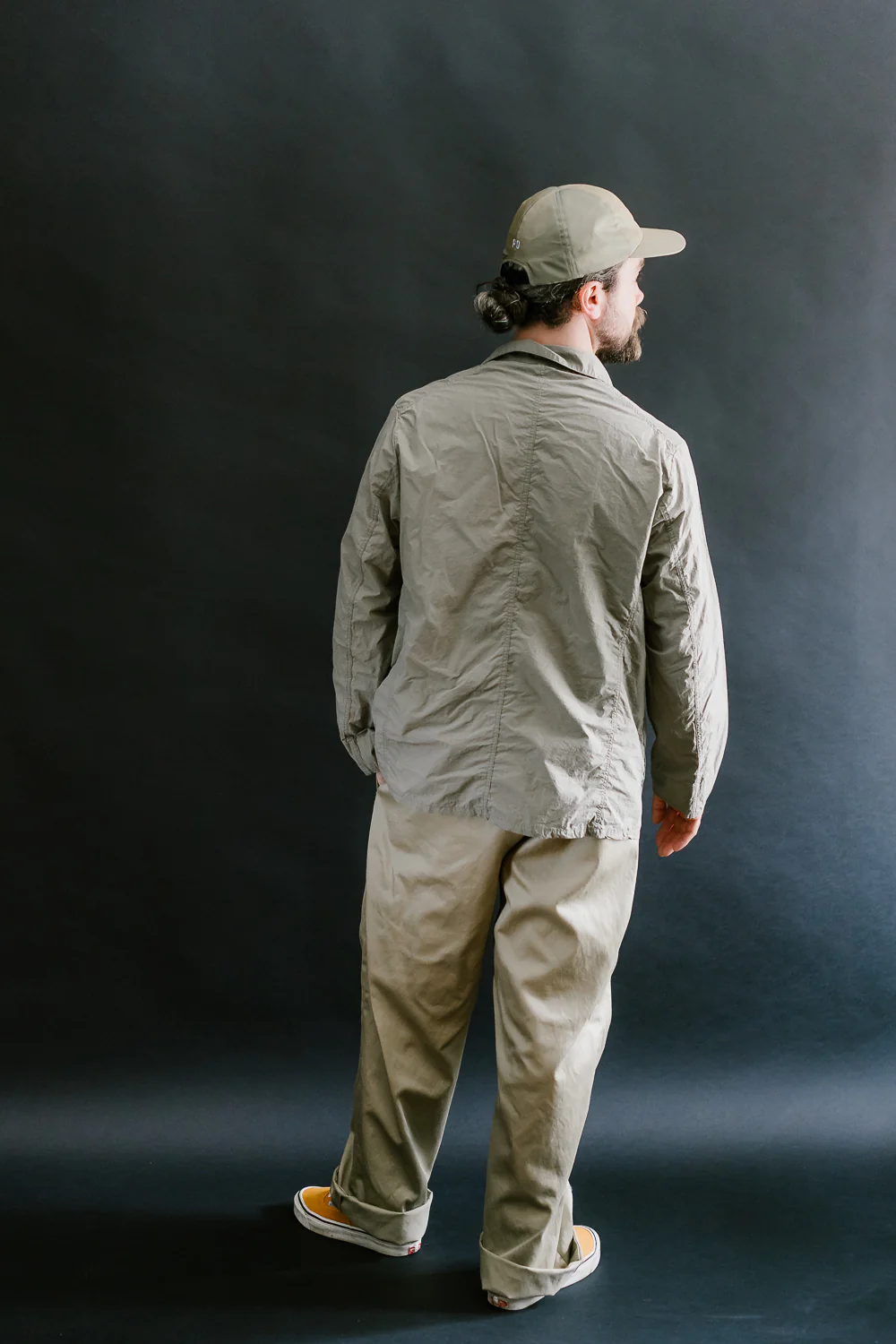 01-6153-55 - Light Simple Work Jacket - Greige - Image 7