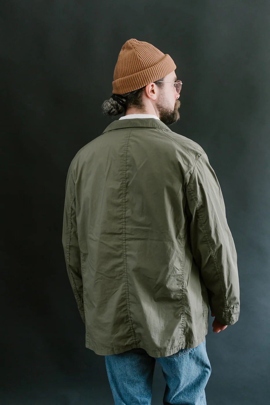 01-6153-76 - Light Simple Work Jacket - Army Green - Image 11
