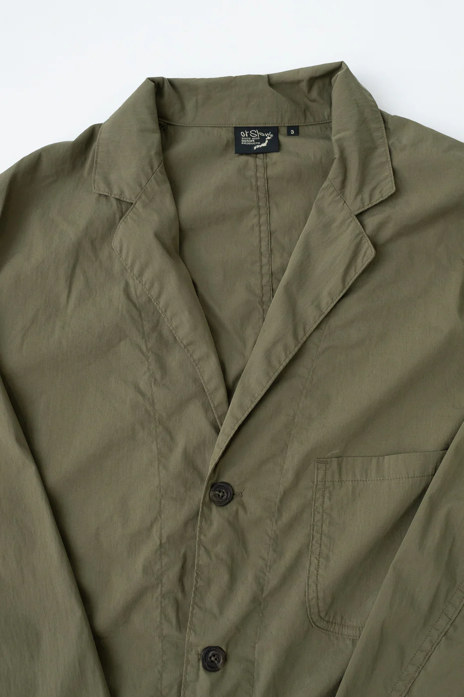 01-6153-76 - Light Simple Work Jacket - Army Green - Image 2